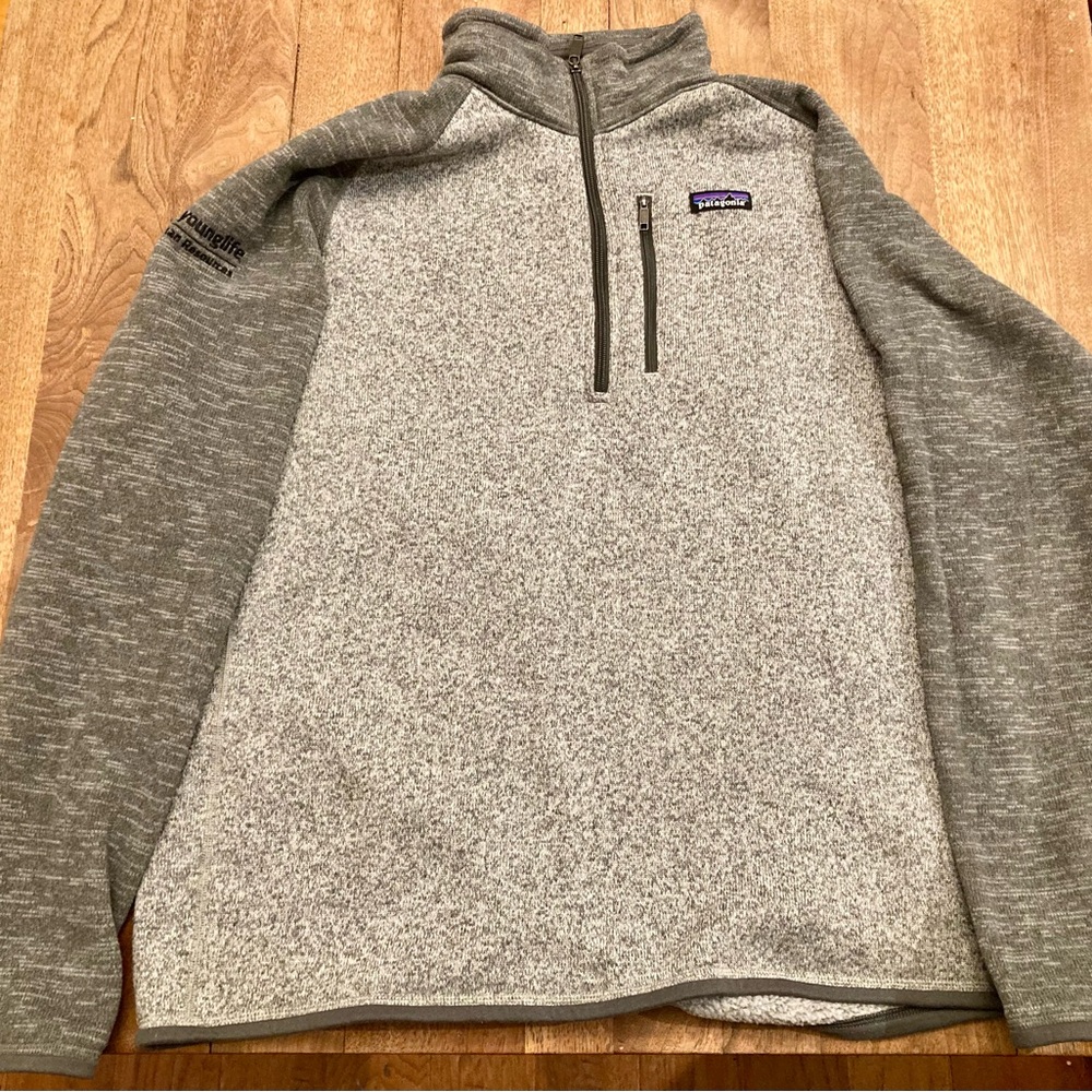 Patagonia Men's Gray better Sweater Young Life Hr approved men’s XL